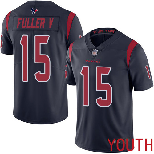 Houston Texans Limited Navy Blue Youth Will Fuller V Jersey NFL Football #15 Rush Vapor Untouchable->houston texans->NFL Jersey